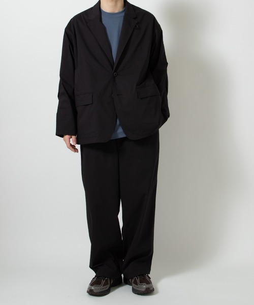 DAIWA PIER39（ダイワピア39）の「TECH LOOSE 2B JACKET（テーラードジャケット・メンズ・ブラック/グレー/ブラウン・SMALL/X-LARGE/LARGE/MEDIUM）」の14枚目の写真