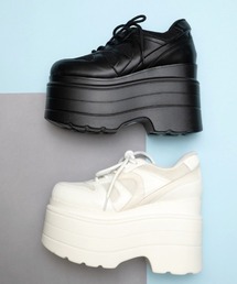 R&E（アールアンドイー）の「【2026SS新作】【R&E】ボリュームソールメッシュコンビスニーカー（スニーカー）」