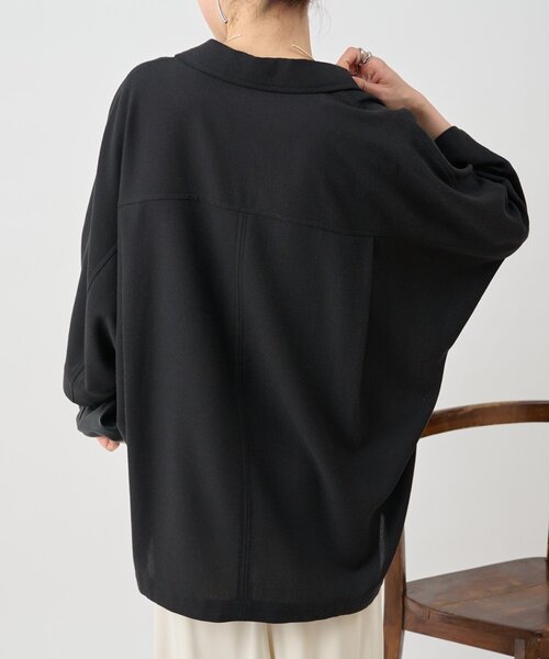 BEARDSLEY（ビアズリー）の「リラックスジャケット（テーラードジャケット・レディース・ブラック/ブラウン・FREE）」の7枚目の写真