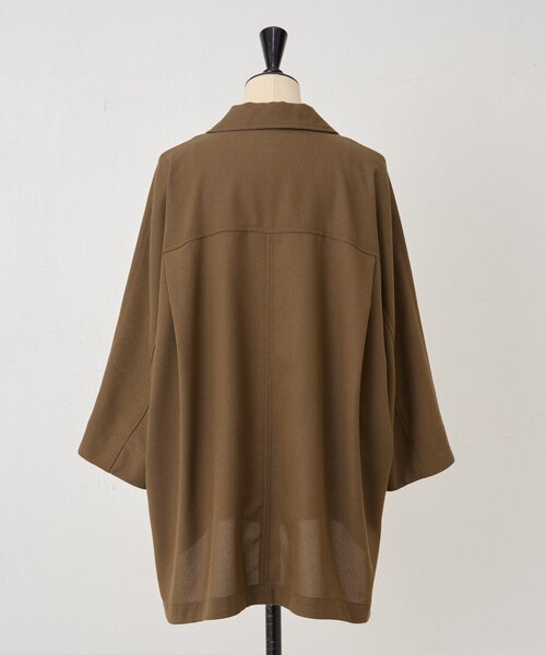 BEARDSLEY（ビアズリー）の「リラックスジャケット（テーラードジャケット・レディース・ブラック/ブラウン・FREE）」の19枚目の写真