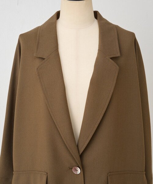 BEARDSLEY（ビアズリー）の「リラックスジャケット（テーラードジャケット・レディース・ブラック/ブラウン・FREE）」の22枚目の写真