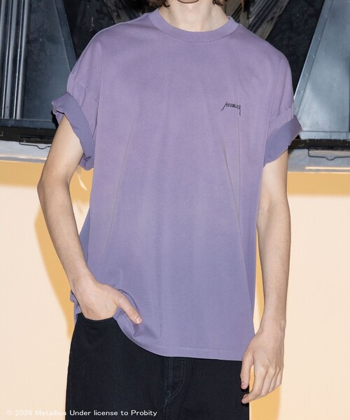 METALLICA（メタリカ）の「＜METALLICA × monkey time＞プリント Tシャツ（Tシャツ/カットソー・メンズ・パープル/コバルトブルー/ブラック・S/M/XL/L）」の6枚目の写真