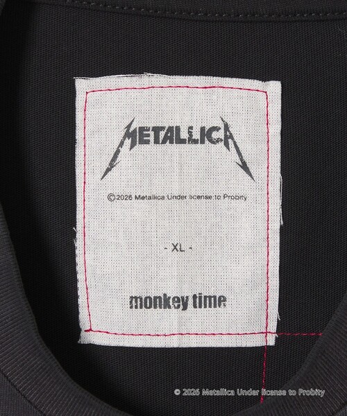 METALLICA（メタリカ）の「＜METALLICA × monkey time＞プリント Tシャツ（Tシャツ/カットソー・メンズ・パープル/コバルトブルー/ブラック・S/M/XL/L）」の14枚目の写真
