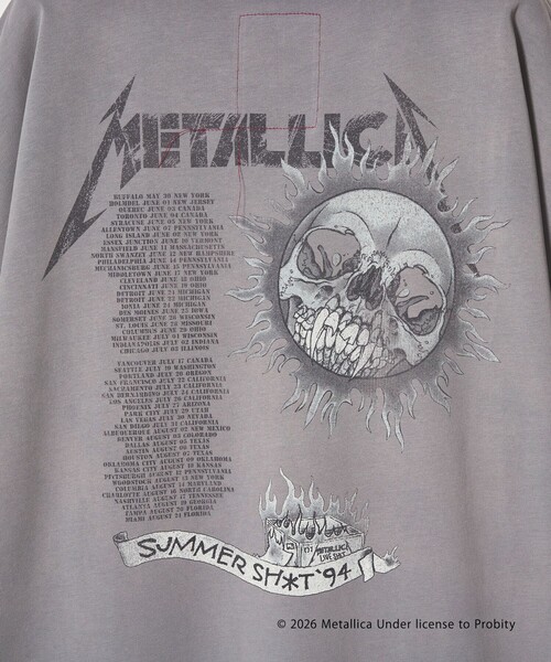 METALLICA（メタリカ）の「＜METALLICA × monkey time＞プリント Tシャツ（Tシャツ/カットソー・メンズ・パープル/コバルトブルー/ブラック・S/M/XL/L）」の19枚目の写真