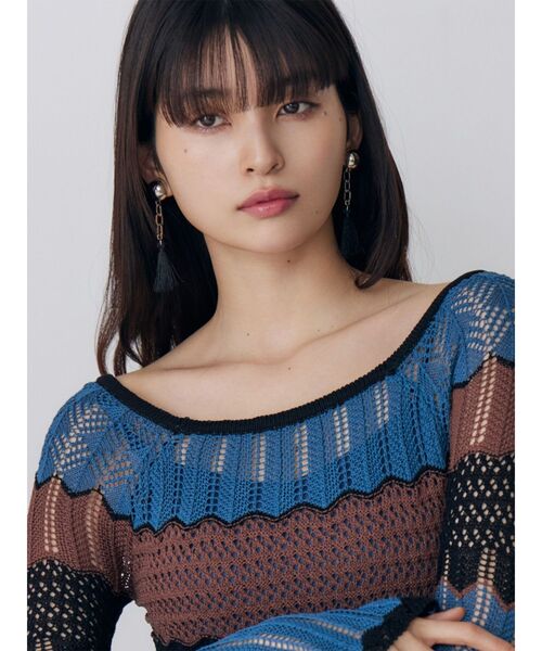 MURUA（ムルーア）の「チェーンタッセルイヤリング（イヤリング・レディース・シルバー/ゴールド・FREE）」の5枚目の写真