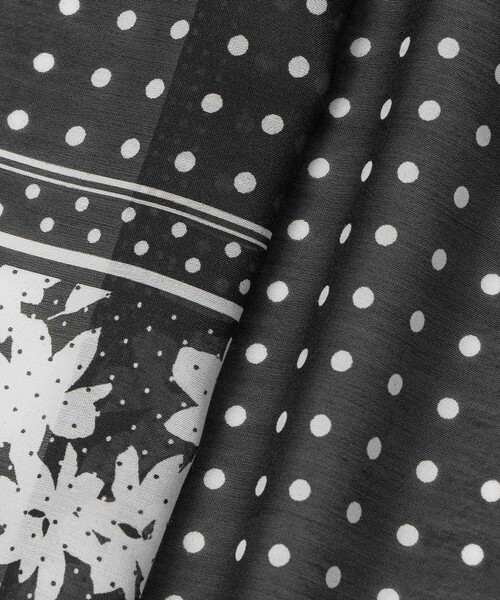ANAYI（アナイ）の「【セットアップ対応商品】ドットパッチワークプリントボウタイ ブラウス（シャツ/ブラウス・レディース・ベージュ/ブラック・38/36）」の17枚目の写真