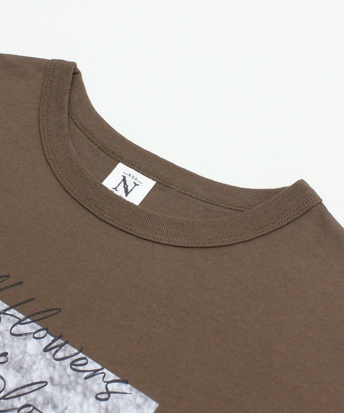 RNA-N(アールエヌエーエヌ)の「M2648 small flower フォトT(Tシャツ/カットソー・レディース・オフホワイト/ブラウン/ベージュ・FREE)」の20枚目の写真