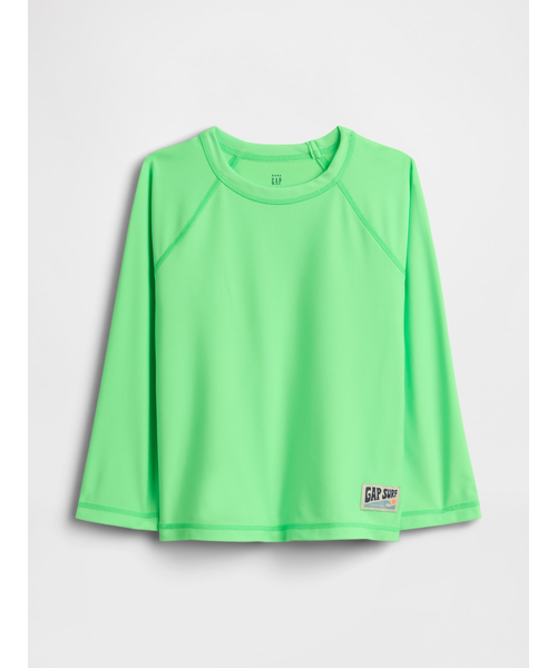 GAP(ギャップ)の「水着 ラッシュガード (幼児・ベビー)(ラッシュガード・キッズ・グリーン/ブルー・110cm/105cm/100cm/95cm/90cm/80cm/70cm)」の1枚目の写真