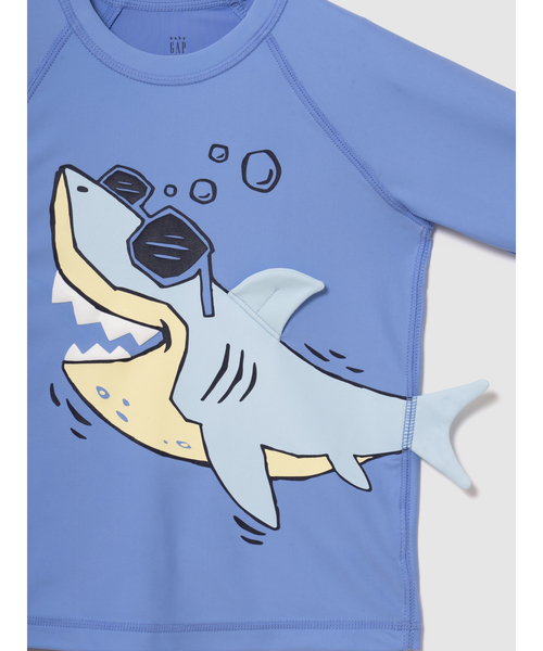 GAP(ギャップ)の「水着 ラッシュガード (幼児・ベビー)(ラッシュガード・キッズ・グリーン/ブルー・110cm/105cm/100cm/95cm/90cm/80cm/70cm)」の5枚目の写真