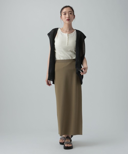 LEPSIM（レプシィム）の「ペーパーWZIPベスト　656674（ベスト・レディース・ブラウン/チャコールグレー・TALL/FREE）」の6枚目の写真