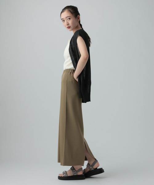 LEPSIM（レプシィム）の「ペーパーWZIPベスト　656674（ベスト・レディース・ブラウン/チャコールグレー・TALL/FREE）」の7枚目の写真