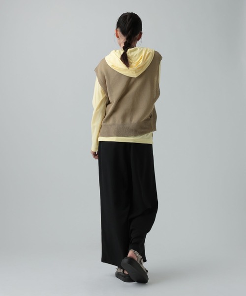 LEPSIM（レプシィム）の「ペーパーWZIPベスト　656674（ベスト・レディース・ブラウン/チャコールグレー・TALL/FREE）」の20枚目の写真