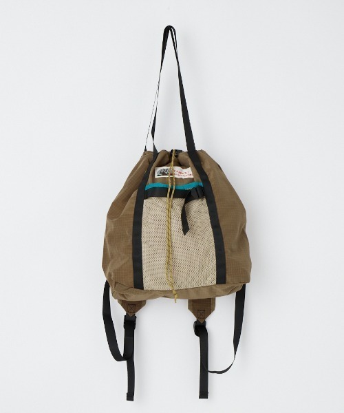 Caribou（カリブー）の「［CARIBOU MOUNTAINEERING/カリブーマウンテニアリング］ ウルトラ ライト 2WAY  トートバッグ（トートバッグ・レディース・グレー/ベージュ・F）」の2枚目の写真