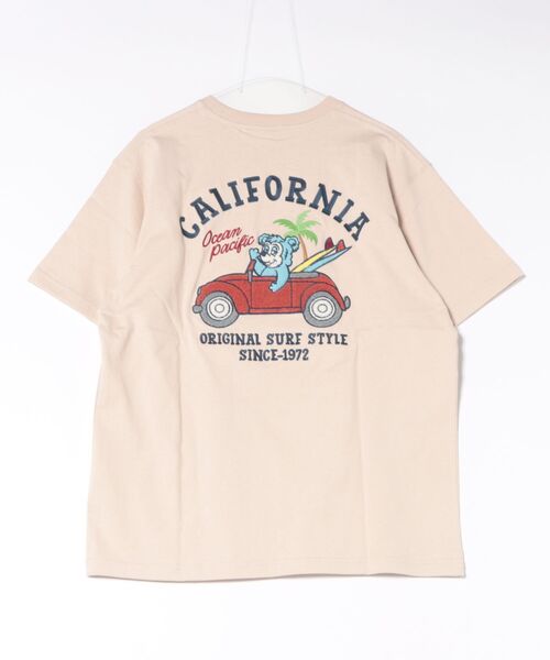 Ocean Pacific(オーシャンパシフィック)の「【OP:オーピー】カリフォルニアベアバックグラフTシャツ(Tシャツ/カットソー・メンズ・チャコールグレー/ホワイト/ベージュ・X-LARGE/LARGE/MEDIUM)」の3枚目の写真