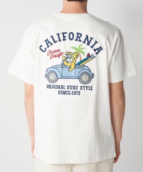 Ocean Pacific(オーシャンパシフィック)の「【OP:オーピー】カリフォルニアベアバックグラフTシャツ(Tシャツ/カットソー・メンズ・チャコールグレー/ホワイト/ベージュ・X-LARGE/LARGE/MEDIUM)」の16枚目の写真