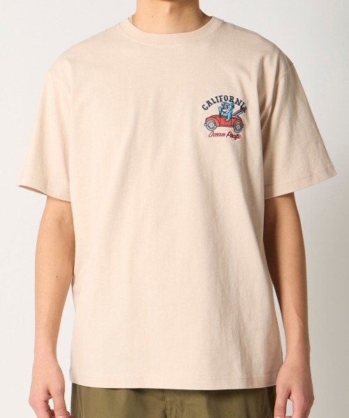 Ocean Pacific(オーシャンパシフィック)の「【OP:オーピー】カリフォルニアベアバックグラフTシャツ(Tシャツ/カットソー・メンズ・チャコールグレー/ホワイト/ベージュ・X-LARGE/LARGE/MEDIUM)」の9枚目の写真