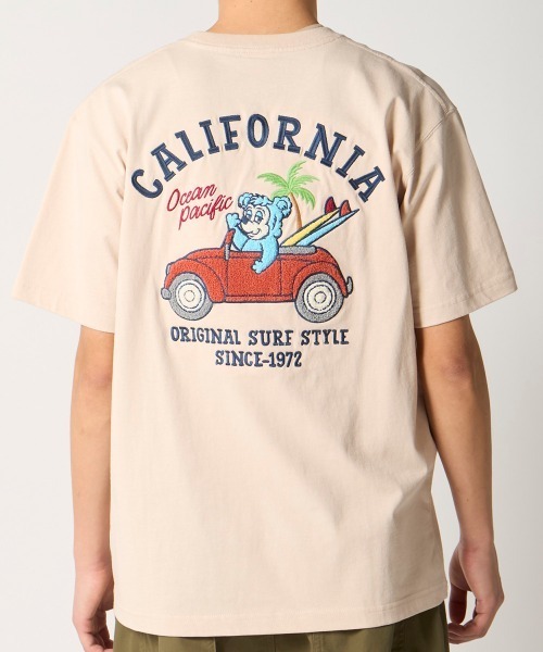 Ocean Pacific(オーシャンパシフィック)の「【OP:オーピー】カリフォルニアベアバックグラフTシャツ(Tシャツ/カットソー・メンズ・チャコールグレー/ホワイト/ベージュ・X-LARGE/LARGE/MEDIUM)」の11枚目の写真