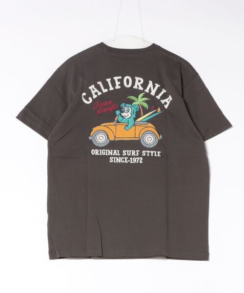 Ocean Pacific(オーシャンパシフィック)の「【OP:オーピー】カリフォルニアベアバックグラフTシャツ(Tシャツ/カットソー・メンズ・チャコールグレー/ホワイト/ベージュ・X-LARGE/LARGE/MEDIUM)」の6枚目の写真