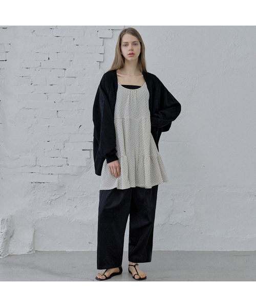 AVANT-G(アバン)の「Dolman Overfit Long Cardigan - BLUE(カーディガン/ボレロ・レディース・スカイブルー/ブラック/モカ・FREE)」の2枚目の写真