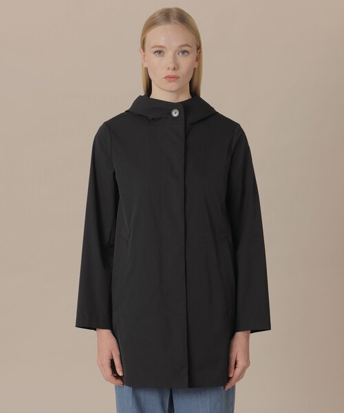 MACKINTOSH LONDON（マッキントッシュ ロンドン）の「【WEB・一部店舗限定】【CHRYSTON/クリストン】フーデットコート（トレンチコート・レディース・ブラック/グレー系その他・40/38）」の6枚目の写真