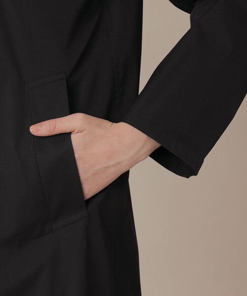 MACKINTOSH LONDON（マッキントッシュ ロンドン）の「【WEB・一部店舗限定】【CHRYSTON/クリストン】フーデットコート（トレンチコート・レディース・ブラック/グレー系その他・40/38）」の9枚目の写真