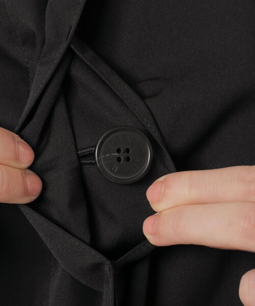 MACKINTOSH LONDON（マッキントッシュ ロンドン）の「【WEB・一部店舗限定】【CHRYSTON/クリストン】フーデットコート（トレンチコート・レディース・ブラック/グレー系その他・40/38）」の10枚目の写真