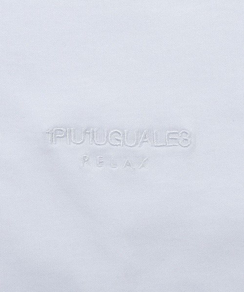 1PIU1UGUALE3 RELAX (ウノピゥウノウグァーレトレ リラックス)の「1PIU1UGUALE3 RELAX(ウノピゥウノウグァーレトレ リラックス)グロッシー刺繍半袖Tシャツ(Tシャツ/カットソー・メンズ・ブラック/ホワイト・S/M/L/XL/XXL)」の12枚目の写真