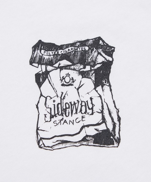 En serio TOKYO(エンソリオトーキョー)の「【SIDEWAYSTANCE】シガレット長袖Tシャツ 70576(Tシャツ/カットソー・メンズ・ホワイト/ブラック/カーキ・SMALL/MEDIUM/LARGE/X-LARGE)」の18枚目の写真