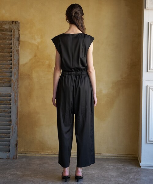 DRESSTERIOR(ドレステリア)の「【ウォッシャブル】フレンチスリーブ コンビネゾン(サロペット/オーバーオール・レディース・ネイビー/ブラック・34/36/38)」の13枚目の写真