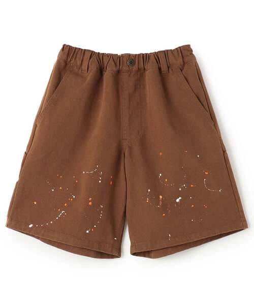 and D. petit main(アンドディープティマイン)の「ペインターショートパンツ(その他パンツ・キッズ・ブラック/ブラウン/ダークブルー・110cm/100cm/140cm/90cm/120cm/130cm)」の1枚目の写真