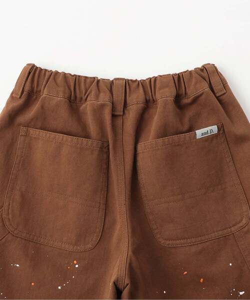 and D. petit main(アンドディープティマイン)の「ペインターショートパンツ(その他パンツ・キッズ・ブラック/ブラウン/ダークブルー・110cm/100cm/140cm/90cm/120cm/130cm)」の9枚目の写真