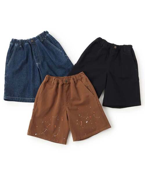 and D. petit main(アンドディープティマイン)の「ペインターショートパンツ(その他パンツ・キッズ・ブラック/ブラウン/ダークブルー・110cm/100cm/140cm/90cm/120cm/130cm)」の13枚目の写真