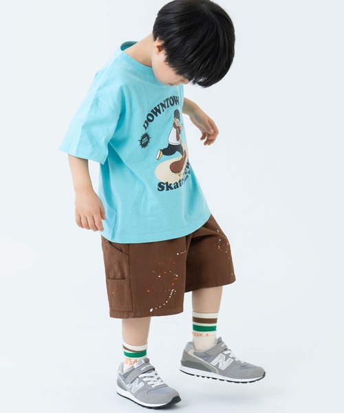 and D. petit main(アンドディープティマイン)の「ペインターショートパンツ(その他パンツ・キッズ・ブラック/ブラウン/ダークブルー・110cm/100cm/140cm/90cm/120cm/130cm)」の18枚目の写真