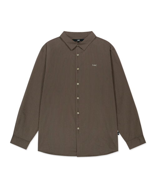 LMCの「NEW CLASSIC SHEER SHIRT brown(シャツ/ブラウス・レディース・その他・SMALL/MEDIUM/LARGE)」の1枚目の写真