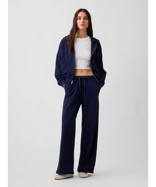 GAP（ギャップ）の「フレンチテリー オーバーサイズ GAPハートロゴ ジップアップパーカー（パーカー・レディース・ネイビー/グレー/ホワイト・M/S/XS/XXS/XL/L）」の16枚目の写真