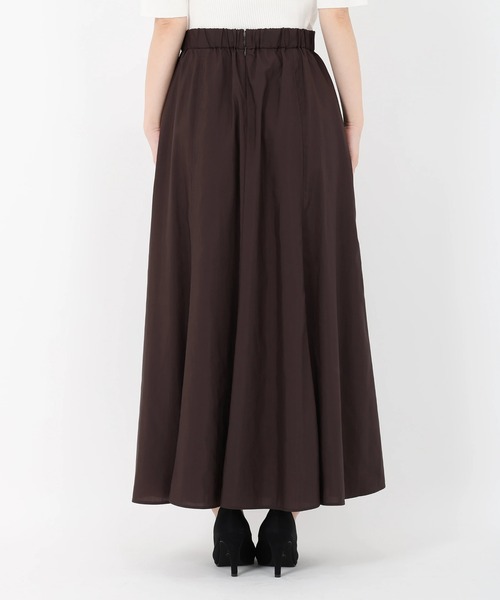 STRAWBERRY-FIELDS(ストロベリーフィールズ)の「ニドムバイオワッシャー_ソフトマーメイドスカート(スカート・レディース・ダークブラウン/カーキ・1)」の5枚目の写真