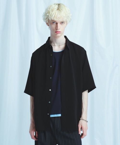 HARE（ハレ）の「【SET UP対応 イージーケア 接触冷感】TOROMIシャツSS(HARE)（シャツ/ブラウス・メンズ・ブラック/ピンク/ホワイト・SMALL/MEDIUM）」の3枚目の写真