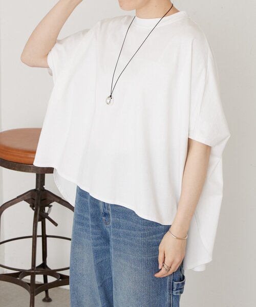BEARDSLEY(ビアズリー)の「ワイドTee(Tシャツ/カットソー・レディース・ブラック/ホワイト・FREE)」の3枚目の写真