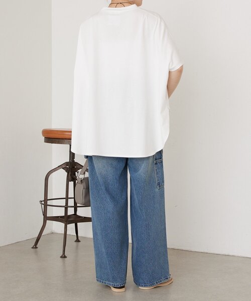BEARDSLEY(ビアズリー)の「ワイドTee(Tシャツ/カットソー・レディース・ブラック/ホワイト・FREE)」の8枚目の写真