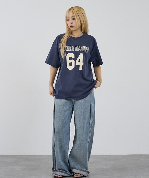 SIERRA DESIGNS(シェラデザイン)の「【Good On × SIERRA DESIGNS】64 カレッジロゴ プリントTシャツ(Tシャツ/カットソー・レディース・アイボリー/ブラック/ブラウン/ネイビー・フリー)」の17枚目の写真