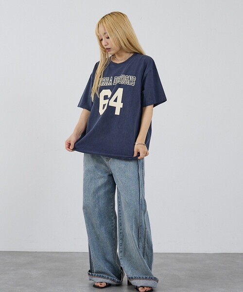 SIERRA DESIGNS(シェラデザイン)の「【Good On × SIERRA DESIGNS】64 カレッジロゴ プリントTシャツ(Tシャツ/カットソー・レディース・アイボリー/ブラック/ブラウン/ネイビー・フリー)」の16枚目の写真