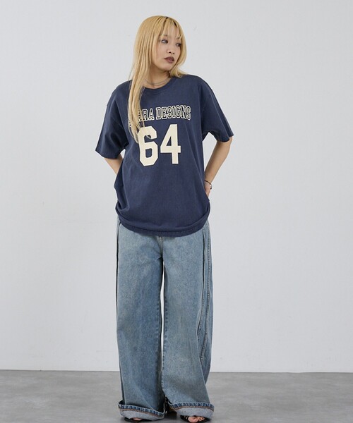 SIERRA DESIGNS(シェラデザイン)の「【Good On × SIERRA DESIGNS】64 カレッジロゴ プリントTシャツ(Tシャツ/カットソー・レディース・アイボリー/ブラック/ブラウン/ネイビー・フリー)」の14枚目の写真
