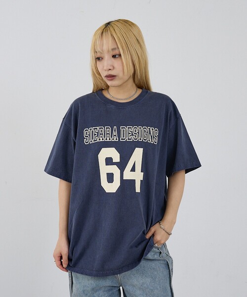 SIERRA DESIGNS(シェラデザイン)の「【Good On × SIERRA DESIGNS】64 カレッジロゴ プリントTシャツ(Tシャツ/カットソー・レディース・アイボリー/ブラック/ブラウン/ネイビー・フリー)」の13枚目の写真