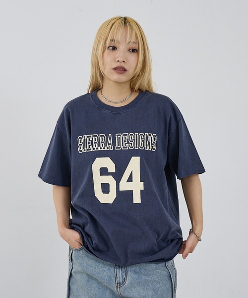 SIERRA DESIGNS(シェラデザイン)の「【Good On × SIERRA DESIGNS】64 カレッジロゴ プリントTシャツ(Tシャツ/カットソー・レディース・アイボリー/ブラック/ブラウン/ネイビー・フリー)」の12枚目の写真