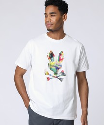 カラフルグリッチロゴ プリントTシャツ