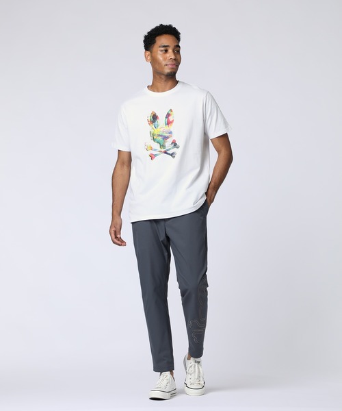 Psycho Bunny（サイコバニー）の「カラフルグリッチロゴ プリントTシャツ（Tシャツ/カットソー・メンズ・ブラック/ホワイト・X-LARGE/LARGE/MEDIUM/SMALL）」の5枚目の写真