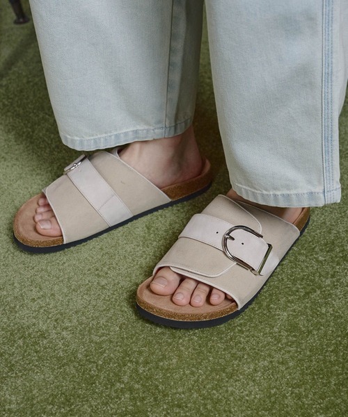 niko and...（ニコアンド）の「フェイクレザーコンビベルトサンダル（サンダル・メンズ・ブラック/グリーン・MEDIUM/LARGE）」の19枚目の写真