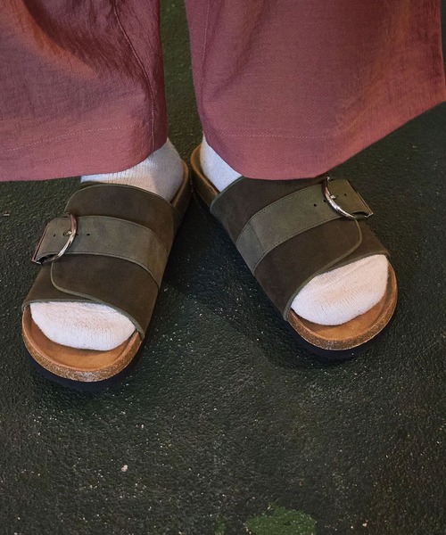 niko and...（ニコアンド）の「フェイクレザーコンビベルトサンダル（サンダル・メンズ・ブラック/グリーン・MEDIUM/LARGE）」の21枚目の写真