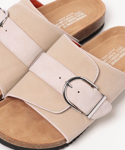 niko and...（ニコアンド）の「フェイクレザーコンビベルトサンダル（サンダル・メンズ・ブラック/グリーン・MEDIUM/LARGE）」の16枚目の写真