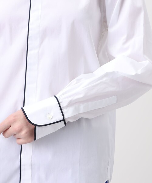 BOURRIENNE EQUIPAGE パイピングシャツ（シャツ/ブラウス